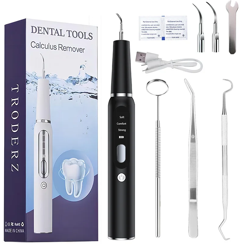 Portable Dental Ultrasonic Scaler Electric Tartar Remover Tooth Cleaning Stain Removal Device Cleaning & Filling Teeth Equipment