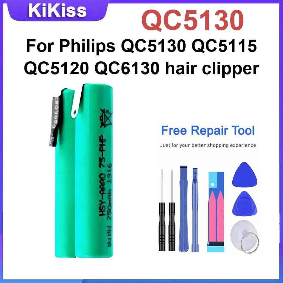 Li-ion Polymer Batteries QC5130 For Philips QC5130 QC5115 QC5120 QC6130
