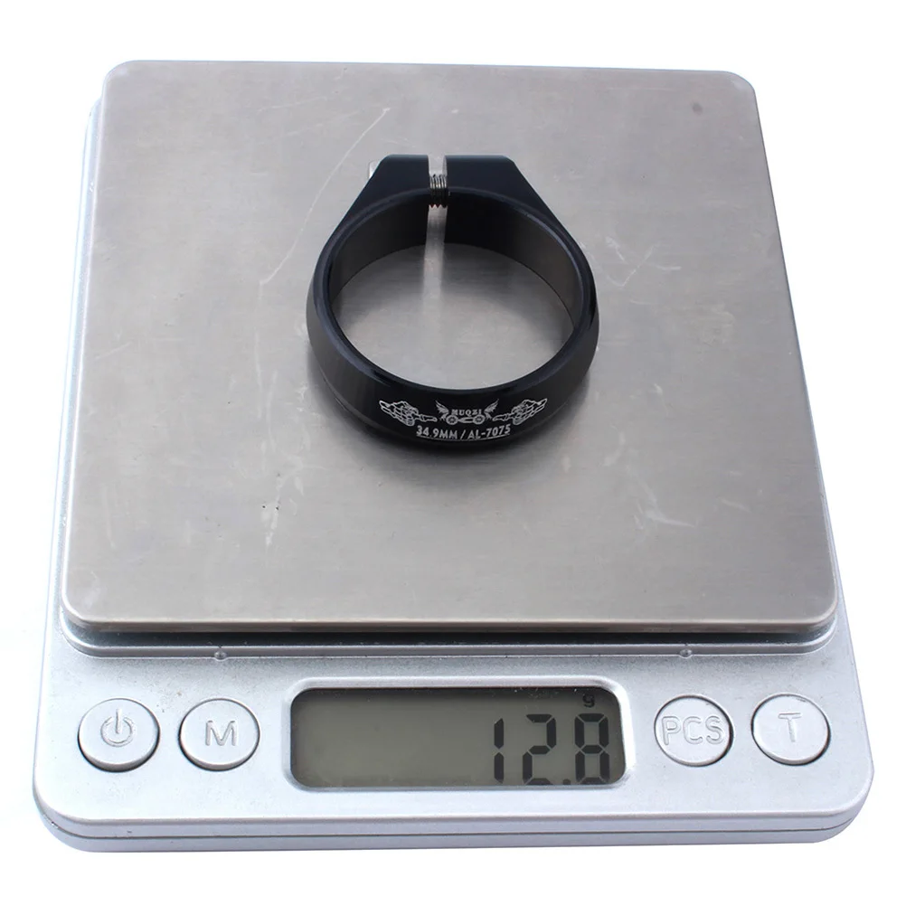 

34.9Mm Aluminum Alloy Seat Clamp For 30.4-31.6Mm Seatpost Cnc Machined Strong Bike Seatpost Lock Mountain Road Commuter