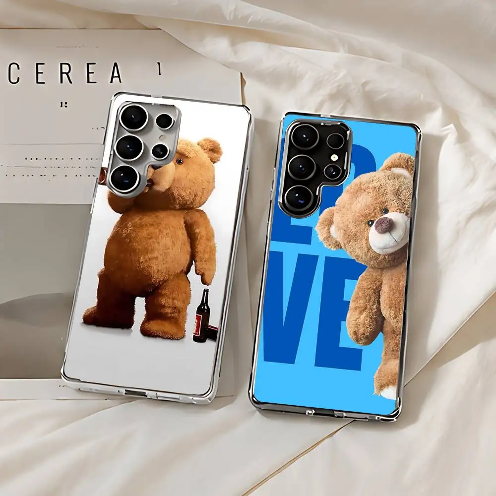 T-Teddy Bear Movie T-Ted Phone Case For Samsung Galaxy S21 S22 S23 S24ULTRA S25ULTRA FE Ultra Plus5G A52S S26 Shockproof Cover