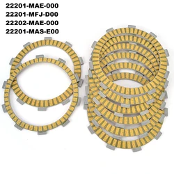Motorcycle Clutch Friction Plates Disc For Honda CB600F CBF600 CBR600 CBR600RR VFR800 CB900F CBR900 VFR800F NS250 CBF CBR 600