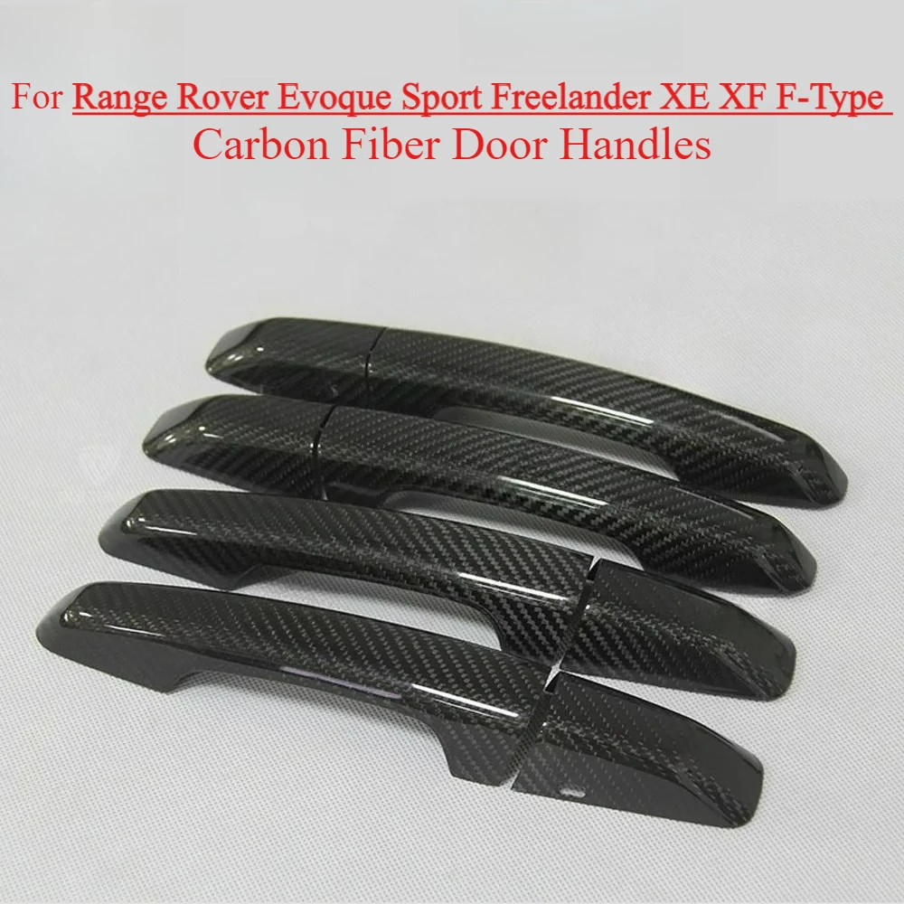 

High Standard Quality Inspection Applicable To Range Rover Evoque Sport Freelander XE XF F-Type Carbon Fiber Door Handles