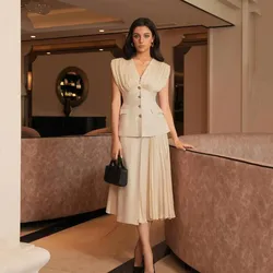 Aleeshuo Simple Mermaid Satin Prom Dresses Long Sleeves Elegant High Neck Evening Party Dresses Court Train 2026 Customized