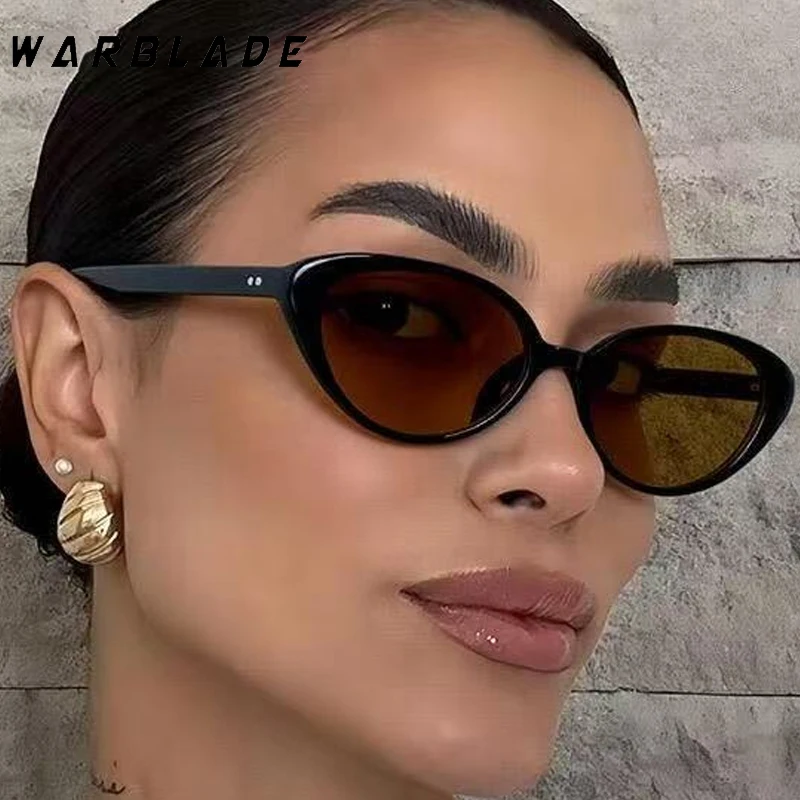 

Trendy Small Cat Eye Sunglasses Women Fashion Brand Designer Eyeglass Man Summer Traveling Driving Shades UV400 Lunette Femme