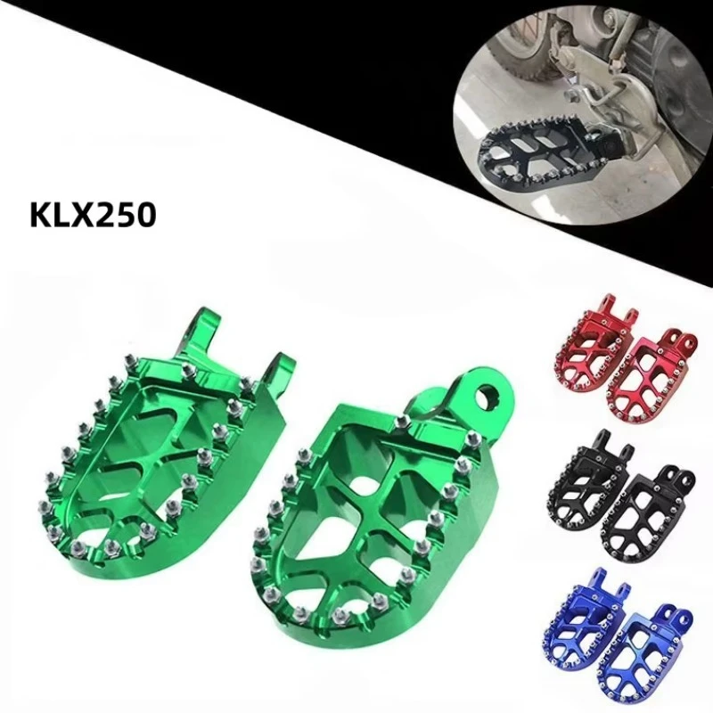 Off-Road Motorcycle Refitted Parts CNC Pedal Aluminum Alloy Accessories Pedal for KLX250 /XR250/400/600R