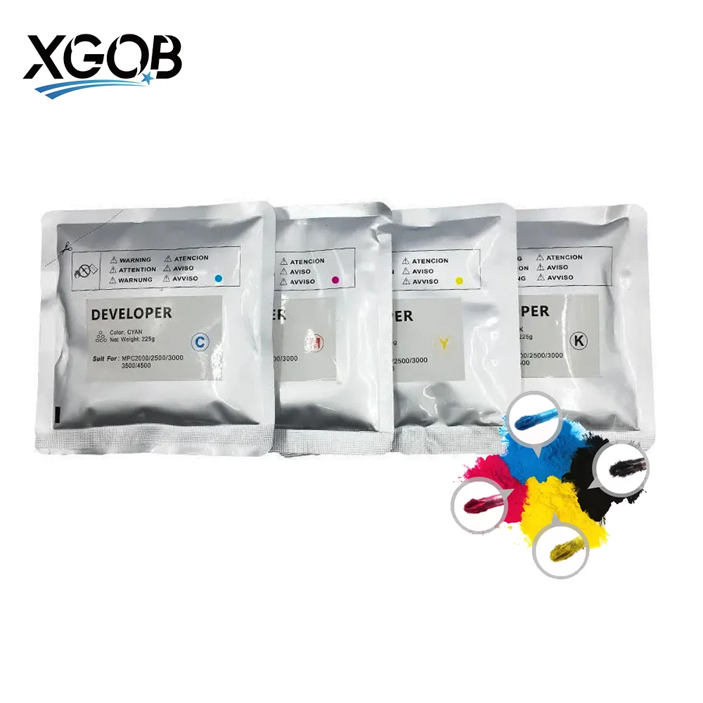 

250 г порошок разработчика для Ricoh IMC2000 IMC2500 IMC3000 IMC3500 IMC4500 IMC5500 IMC6000, высококачественный совместимый железный держатель, 1 шт.