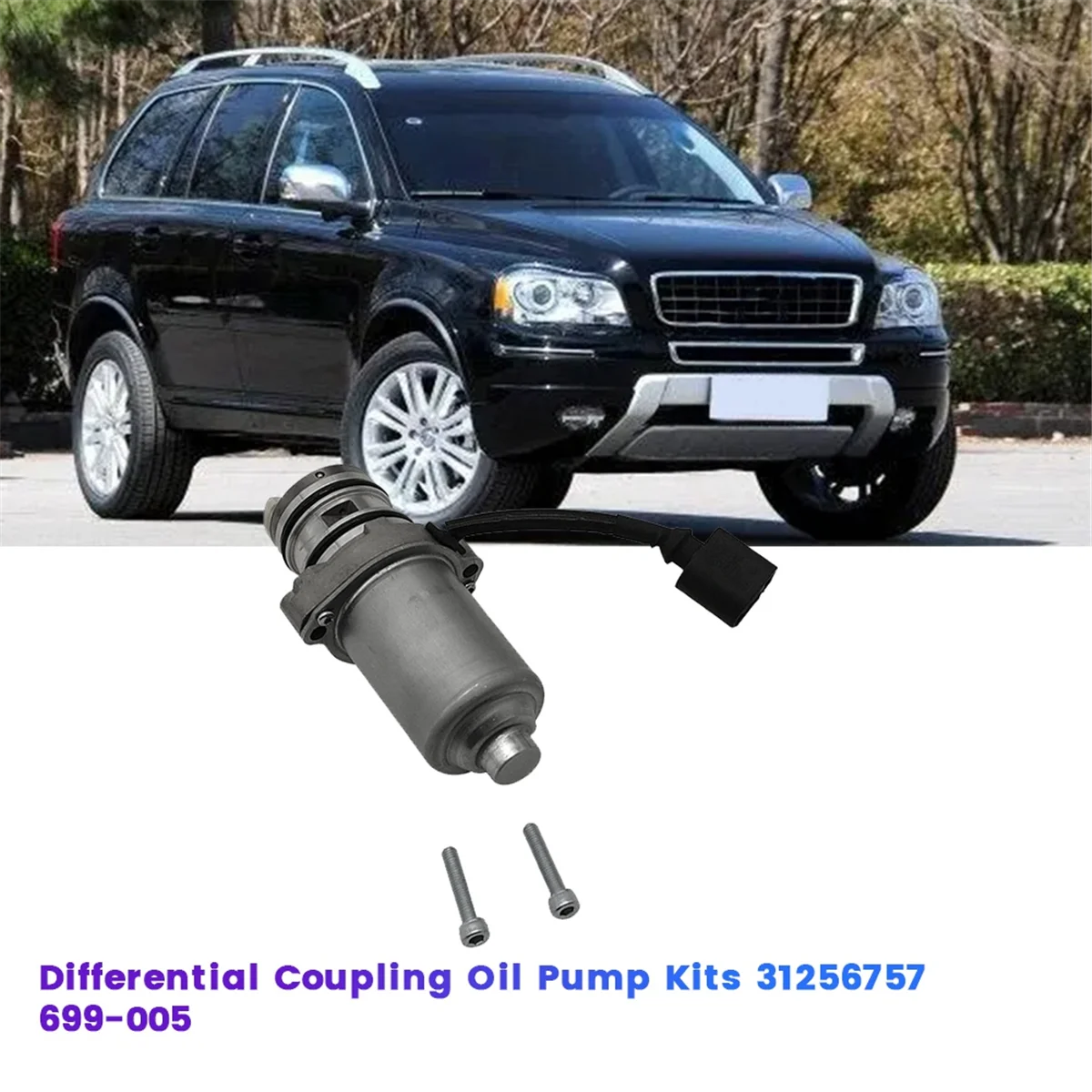 Differential Oil Pump Kits 31256757 699-005 for S60 S80 V70 XC60 XC70 XC90 2009-2014 Coupling Oil