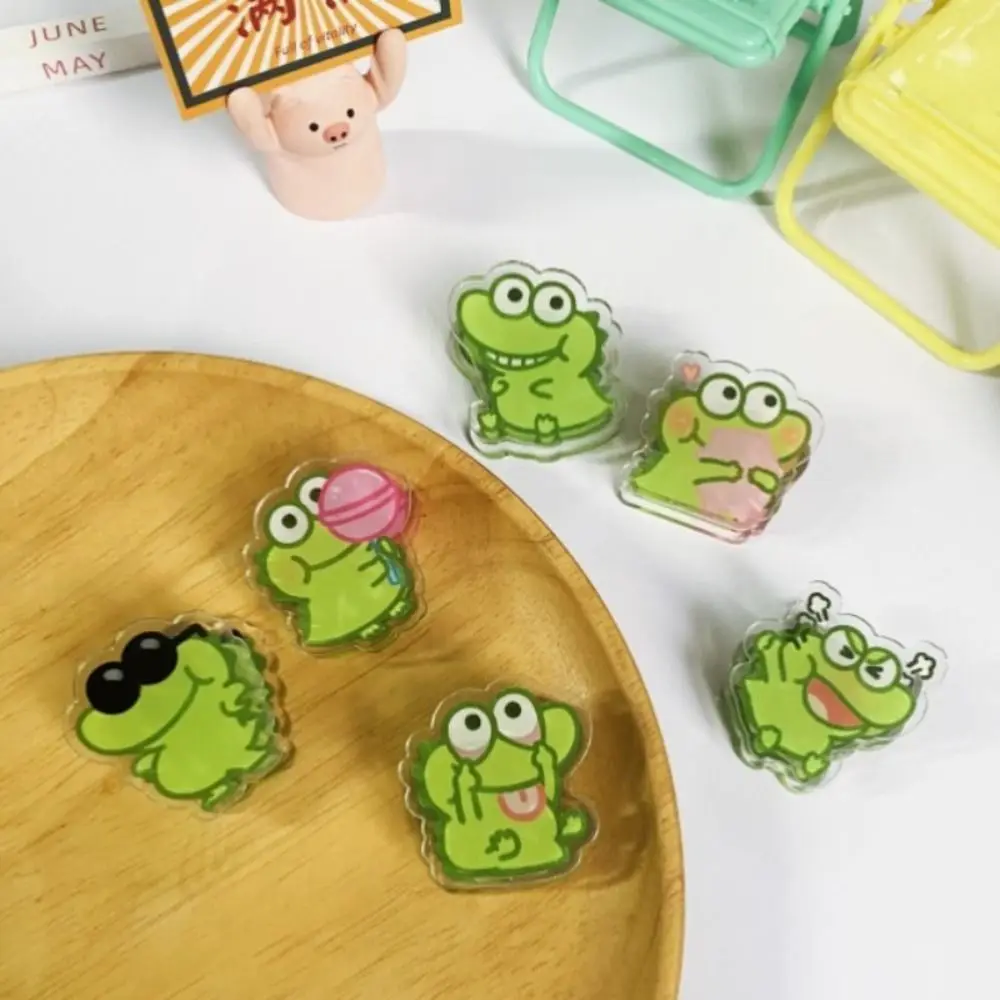 Cute Frog Cartoon Double Sided Folder ispessimento personalizzato Hand Account Clip multifunzione multiuso Test Paper Clip