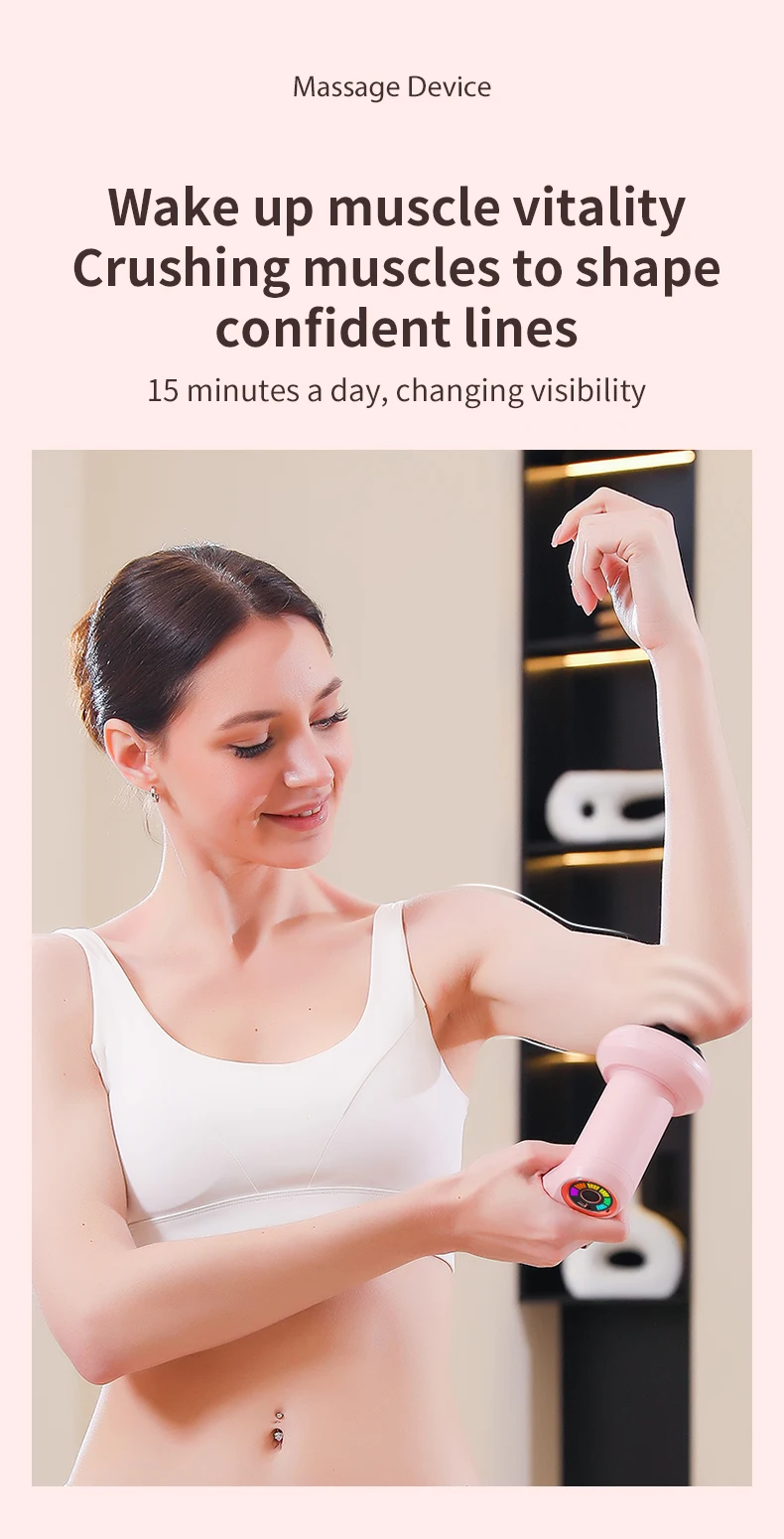 2025 Elektrisches Körpermassagegerät für Nacken, Rücken, Schulter, Körperformungsmaschine, kabelloses Hand-Cellulite-Massagegerät, Schönheitswerkzeug – Detail 14