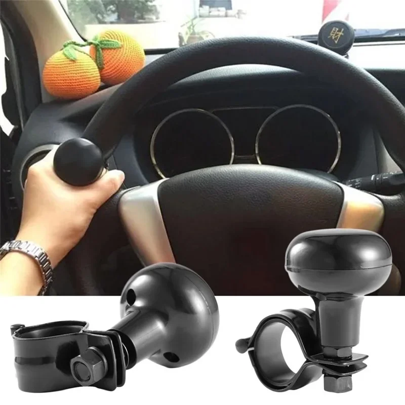 

Universal Truck Heavy Car Duty Anti Slip Steering Wheel Cover Spinner Knob Handle Booster Grip Protective Auxiliary Ball Safe