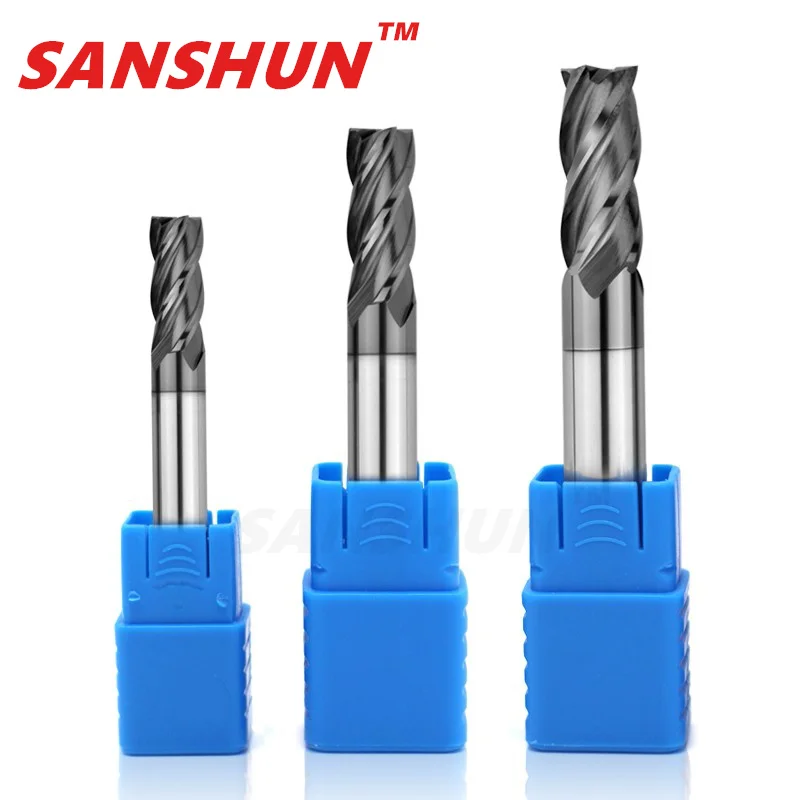 Milling Cutter Hrc50 4 Flute Endmill Alloy Tungsten Steel Cnc Maching Wholesale Top Milling Machine Tools For Steel Woodworking