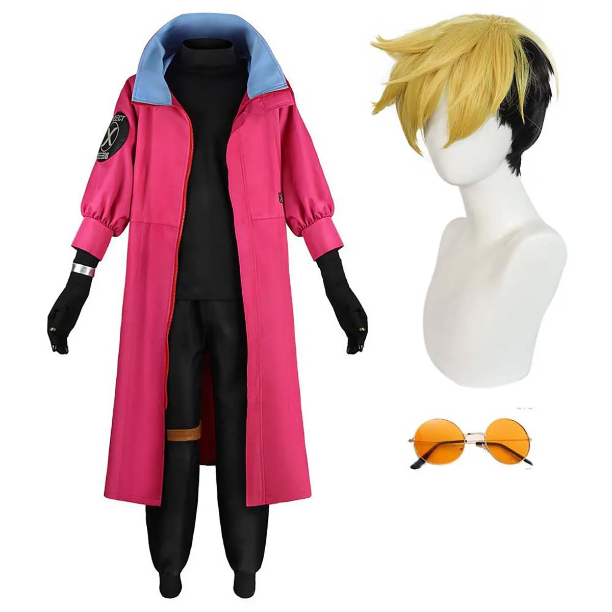 

Хэллоуин Ролевая игра Взрослые мужчины Аниме Trigun Vash the Stampede Косплей Костюм