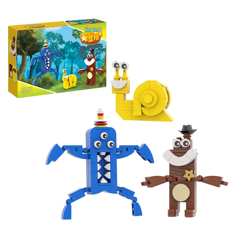 MOC Horror Game All Members Monster Building Blocks Set For Garten of BanBan Second Generation Figures Bricks Toy Gifts