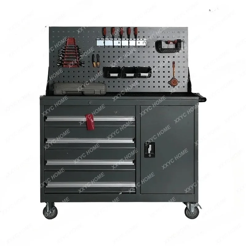 XXHeavy Duty Tool Cartley Hardware Tool Cabinet Multifunctional Storage Cabinet Workshop Tin Box