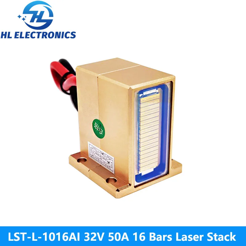 

LST-L-1016AI 32V 50A 16Bars 800W 808nm Laser Stack for Hair Removal