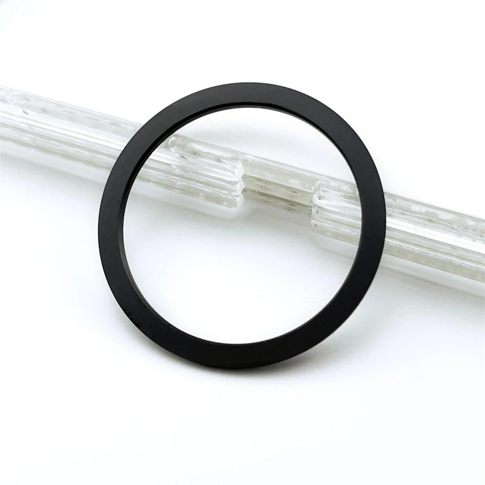 Anello cronometrato per yacht, lavorazione artigianale di precisione, anello in ceramica fantasma d'acqua, anello per orologio subacqueo, cassa dell'orologio NH35, anello a forma convessa, 38