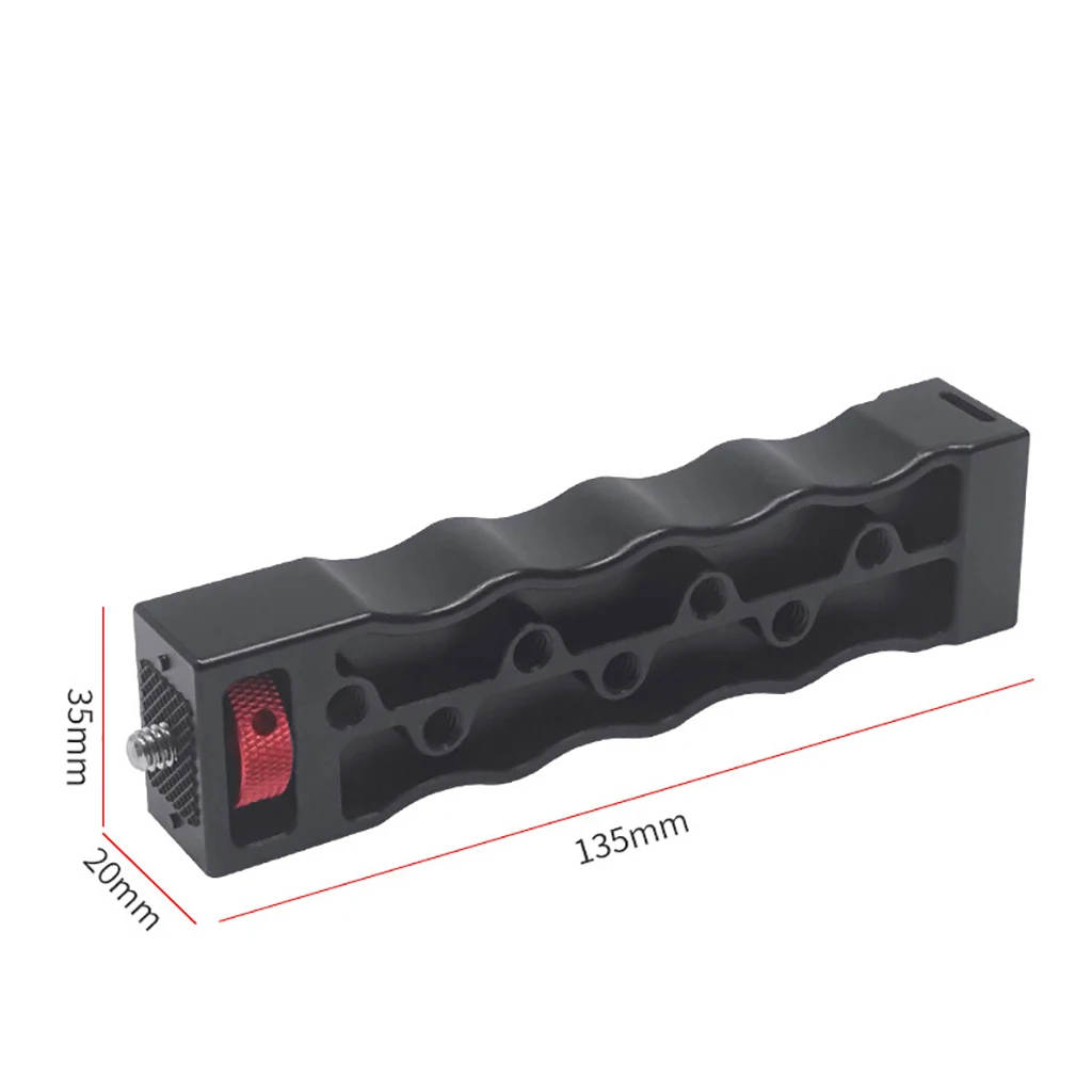 Handheld Gimbal Verlängerung Griff Grip Extender 3/8 1/4 Loch Halterung Lenker Käse Stange für Zhiyun Weebill Labor Kamera Stabilisator – Detail 29