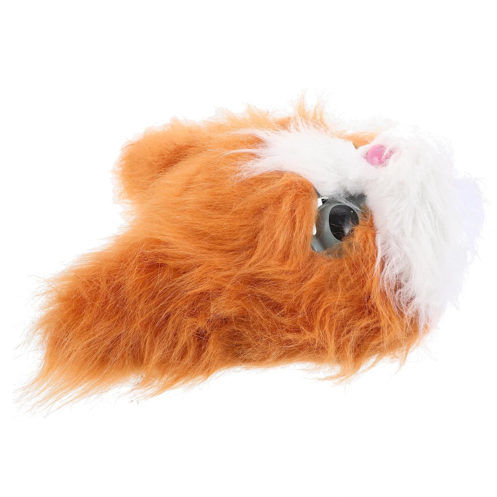 Kattenhoofdmasker Realistisch kittenontwerp Zacht ademend kostuumaccessoire voor volwassenen en kinderen Halloween-automasker