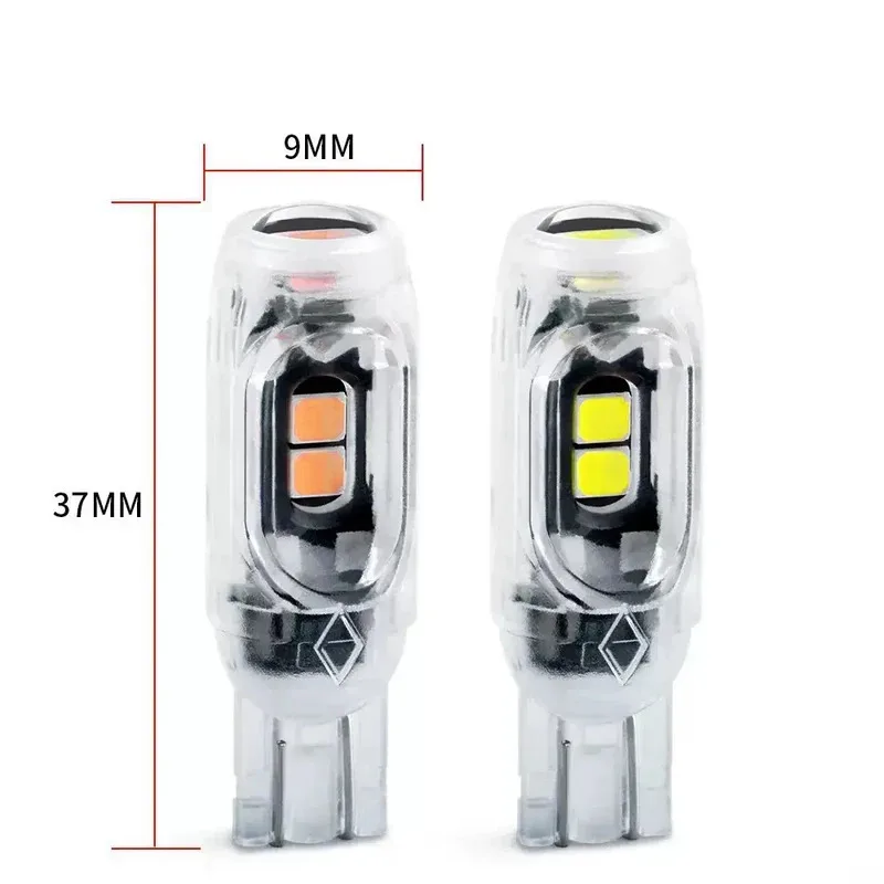 T10 Plate Light White yellow flashing constant lights Motorcycle license plate lights