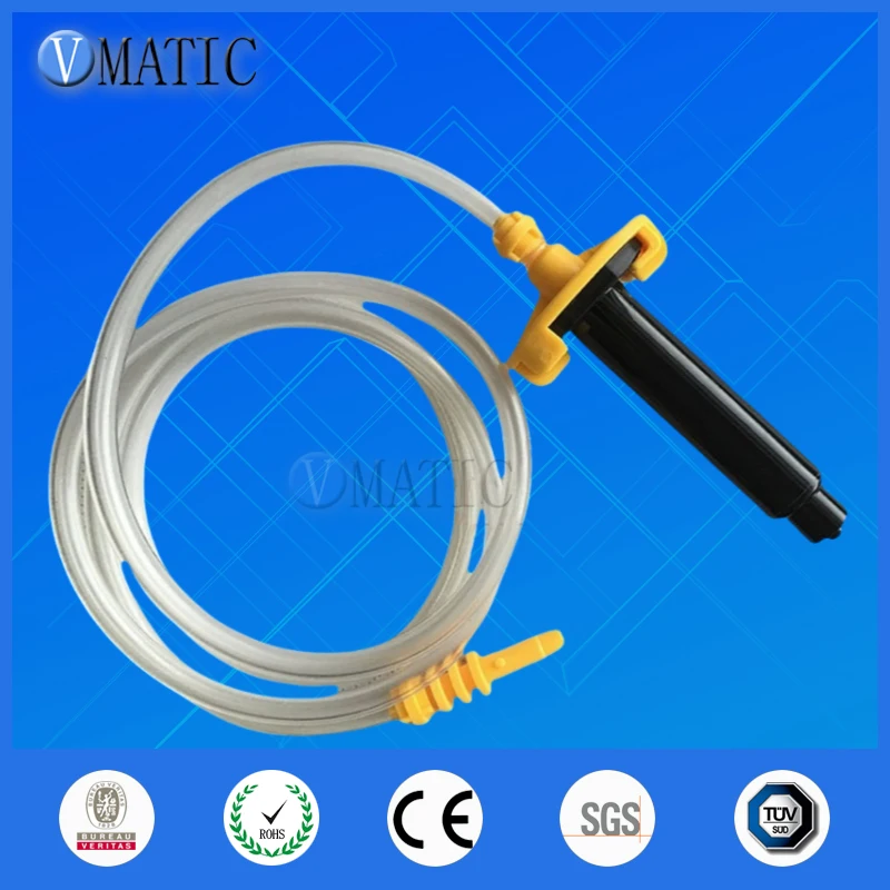 Free Shipping EFD 10 Cc / Ml Pneumatic Syringe Barrel Valve Robot Adapter With Piston And Dispensing Needle Tip
