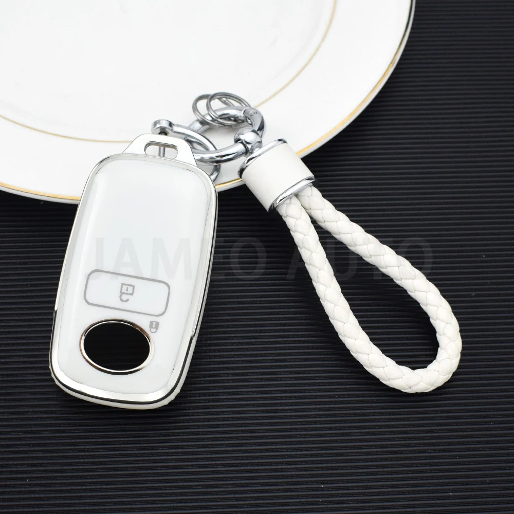 TPU Car Key Cover for Toyota Perodua RAIZE Veloz Avanza Wigo 2023 Case for Daihatsu Rocky Key Holder Remote Case Keychain Alarm