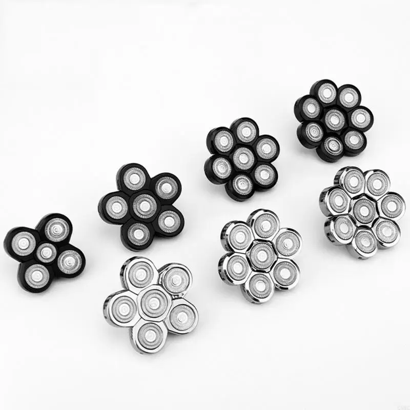 5/6/7/8 Heads Men's Electric Shaver Replacement Heads Double-Ring Q5WC