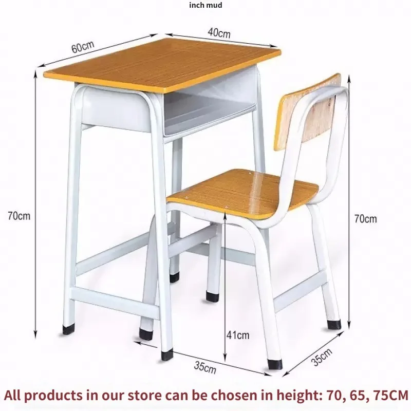 مخصص الحديثة الحد الأدنى مكتب طالب واحد كرسي كتاب درج صديقة للبيئة مريح أثاث الفصول الدراسية المعدنية للمدرسة #3