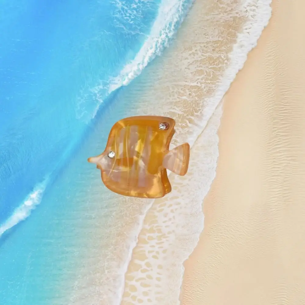 

Персонализированная заколка для волос с животными, ацетатная заколка для волос в виде животных, морское животное, рыба, мини-когти для волос, маленькая заколка для волос, женская заколка