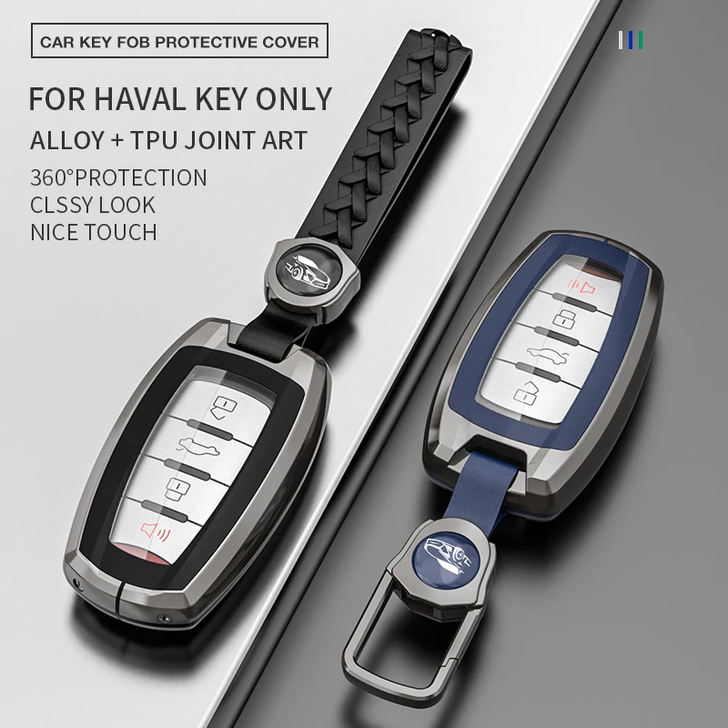 

High Quality Car Key Case Cover For Great Wall POER Haval Coupe Hover Jolion H1 H6 H7 H5 H3 H4 H8 H9 F5 F7 F7X F7H H2S GM M2 M4