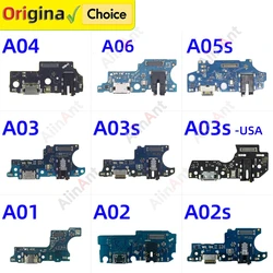 AiinAnt 고속 충전 커넥터 보드 도크 충전기 플렉스 케이블, 삼성 갤럭시 A01, A02, A02s, A03, A03s, A04, A04e, A04s, 휴대폰 부품