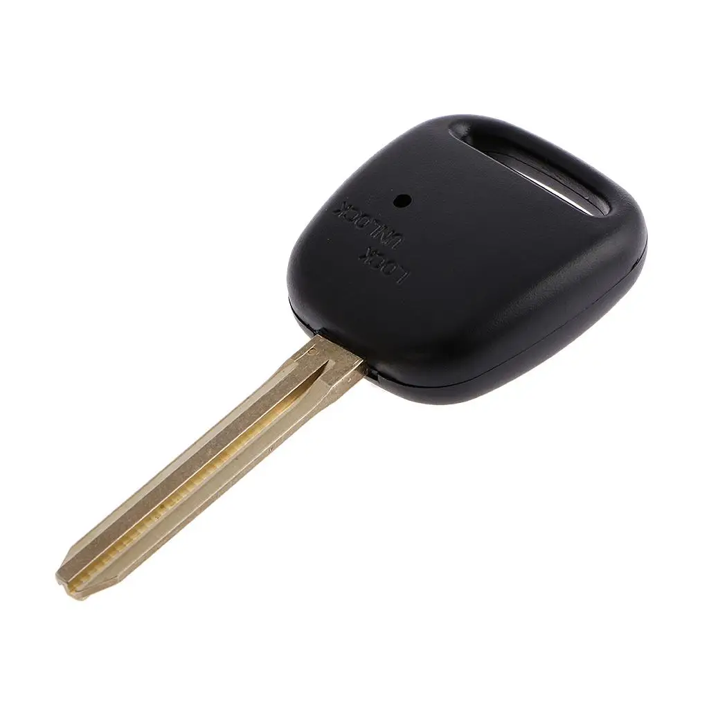 Side 1 Button Remote Key Shell for Toyota Cadina Estima Harrier TOY43 Blade