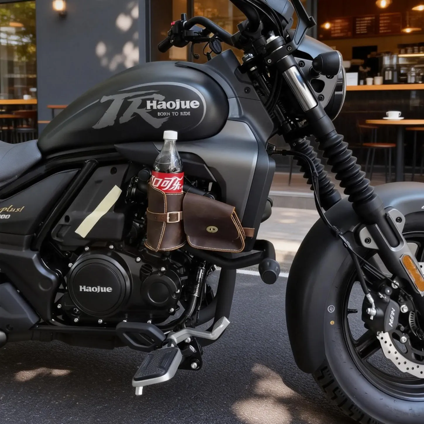 【Premium】For Haojue TR300 outdoor version side bag motorcycle hanging bag riding modification accessories retro rear side tail b