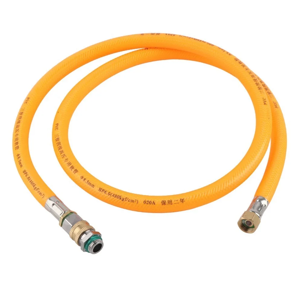 PVC Engine Sprayer 1.2m Length Orange Motorized Sprayer Flexible M14 X 1.5 Mm Thread Yard Cleaning