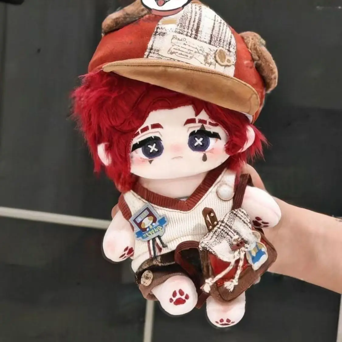 20cm Identity Ⅴ Joker Cotton Doll Stock Interchangeable Baby Clothes Plush Doll Dress Up Cosplay Anime Figure Children Girl Toys