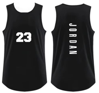 Summer Classical JORDAN Basketball Jersey Sport Vest For Adult And Children outdoor sportwear breathable quick drying vest