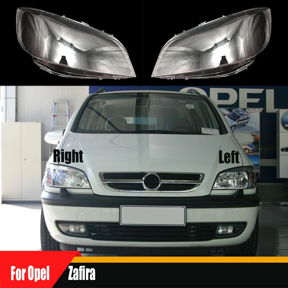 

For Opel Zafira Front Headlamp Lamp Cover Transparent Headlight Shell Lens Plexiglass Replace The Original Lampshade