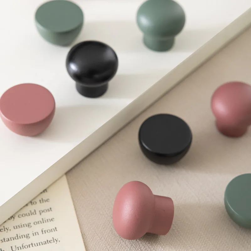 Millard Original Round Handle for Wardrobe Door Cabinet Drawer - Small Colorful Matte Finish Drawer Pulls Cabinet Door Handle