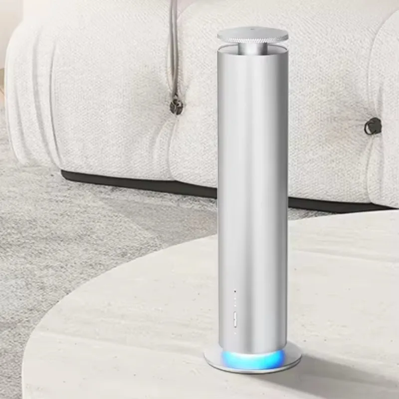 

Luxury wireless electric aluminum alloy aromatherapy diffuser waterless hotel air diffuser tower household fragrance diffusion