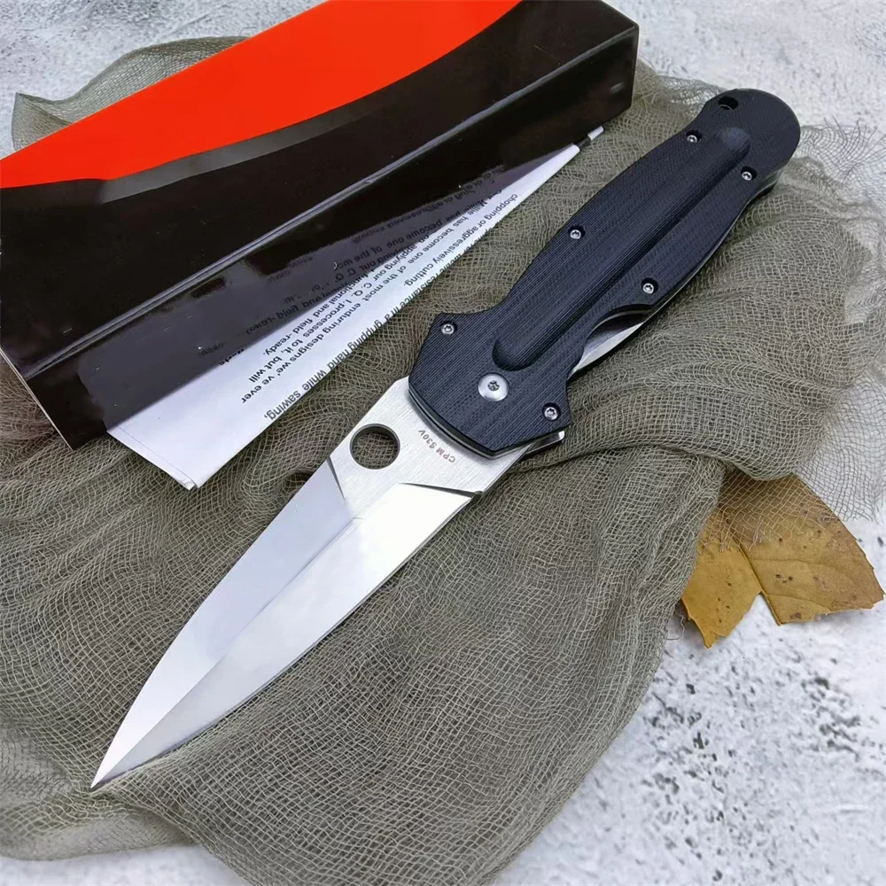 Utility C215 Folding Pocket Knife D2 Blade High Quality G10 Handles Outdoor Hunting Defense Tactical Knives Camping EDC Tools