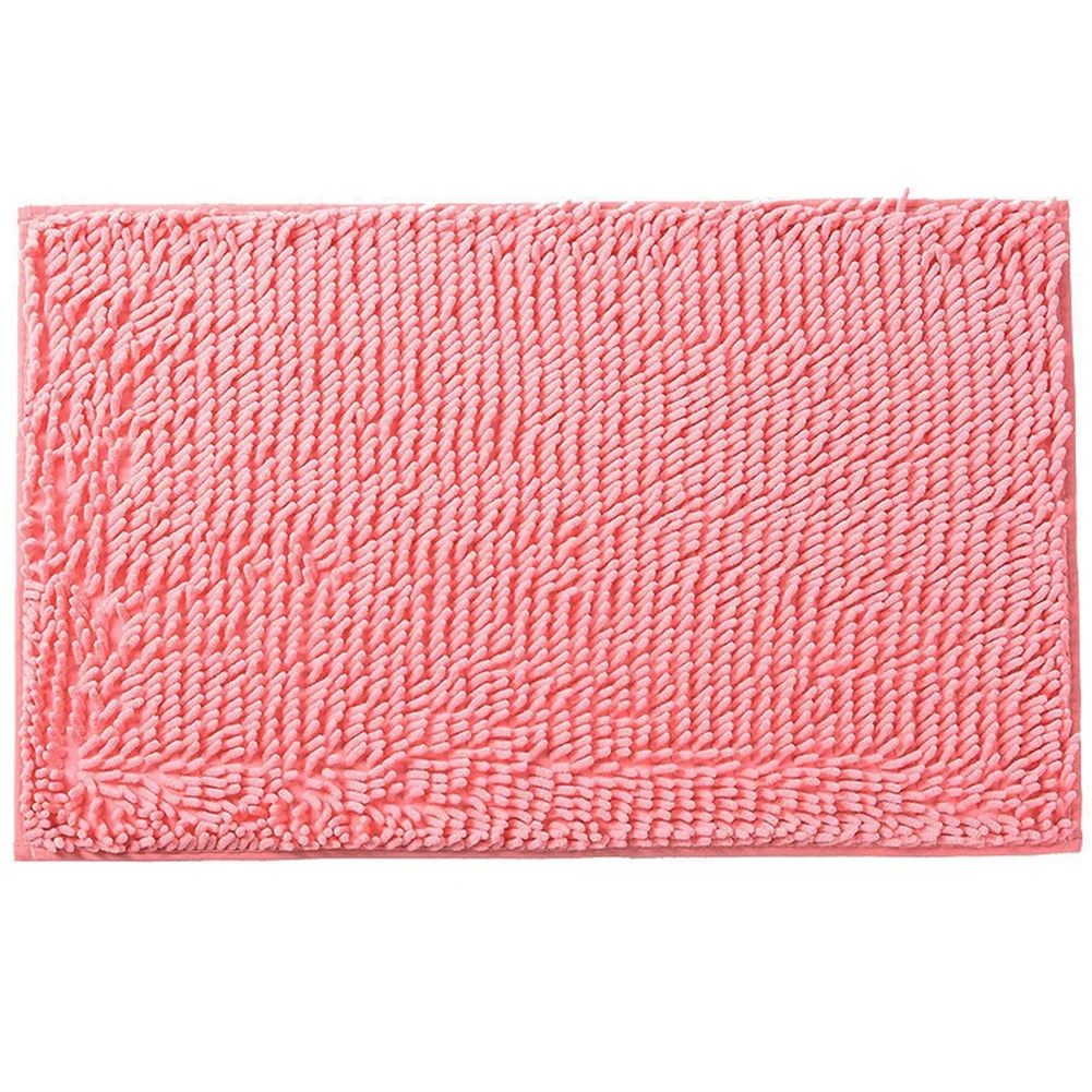

Soft Touch Anti Skid Bath Mat Made of High Absorption Chenille Material; Provides Reliable Stability on Wet Surfaces at Home