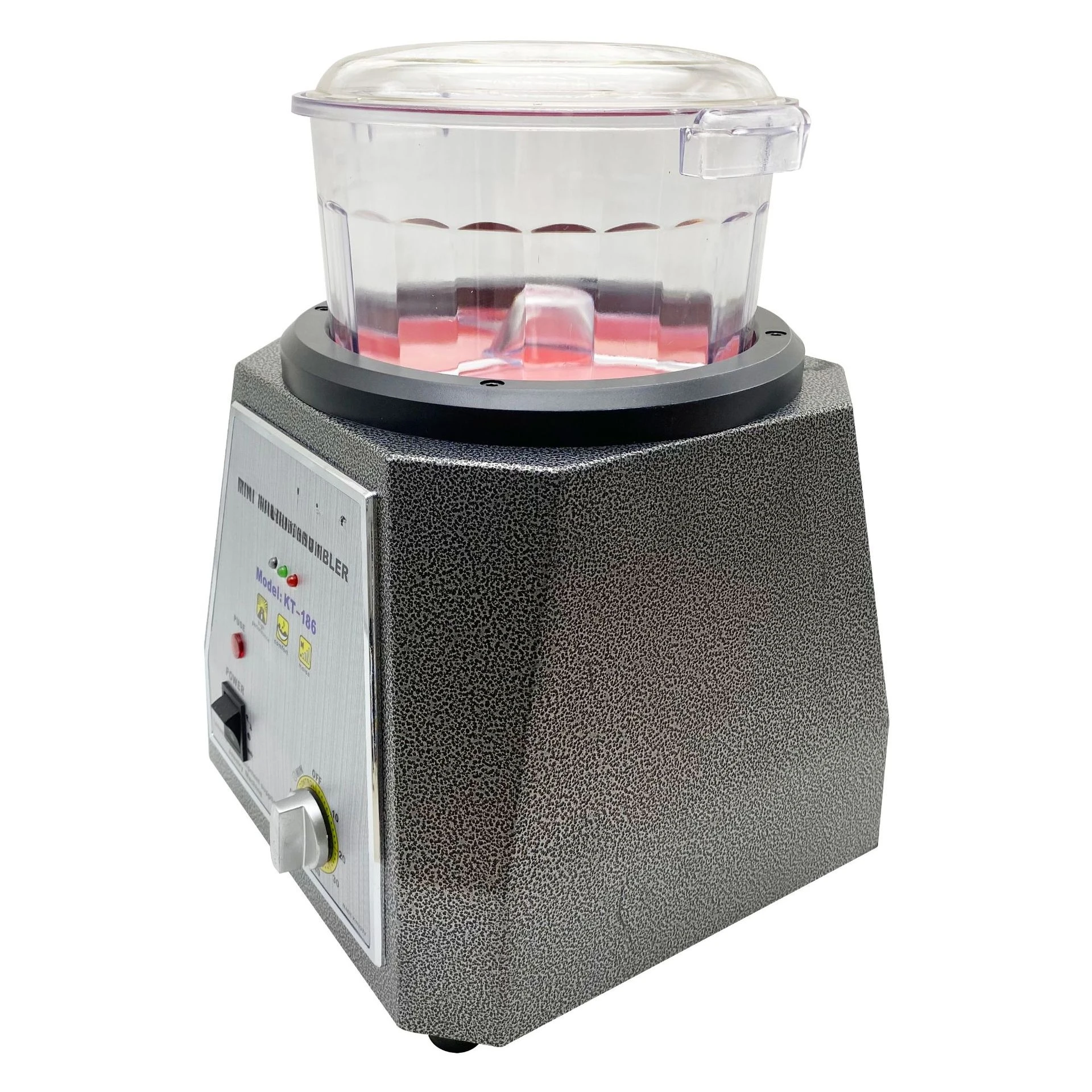 Large Magnetic Polishing Grinder KT-186 Electromagnetic Jewelry Polishing and Polishing to Deburr Positive and Reverse Automatic