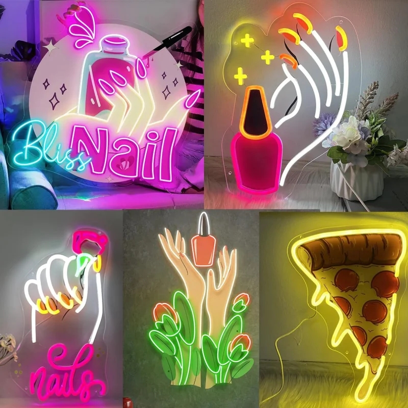 Christmas Neon Signs LED Neon Lights for Wall Decor Bedroom Livingroom Christmas Party Decorations A Great Gift for Children