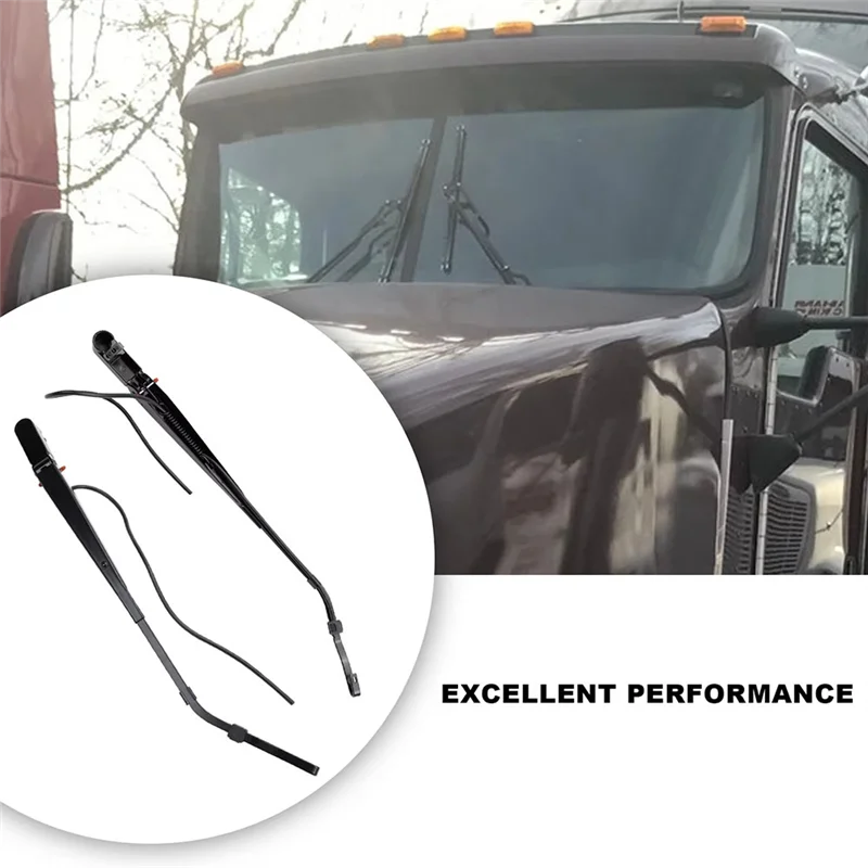 

1 Pair Truck Windshield Wiper Arm For Kenworth T600 T600A T660 T800 2006-2012 602-5404 602-5403-A93R