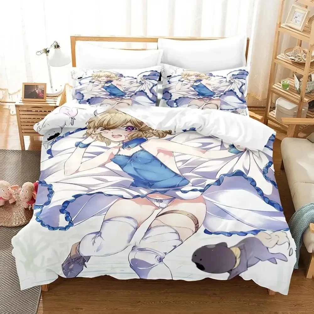 Anime Kotoko Iwanaga Kyokou Suiri Bedding Set Duvet Cover Bed Set Quilt Cover Pillowcase Comforter king Queen Size Boys Adult