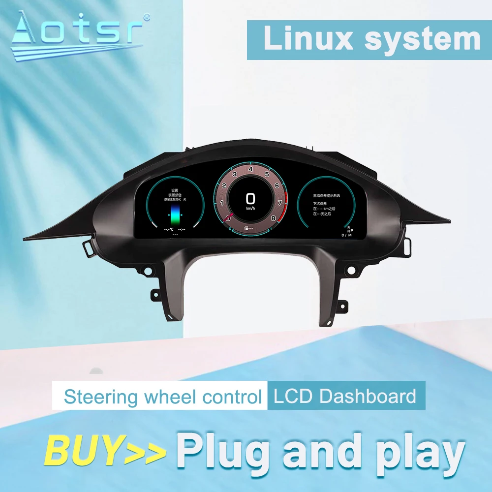 

Popular 12.3'' Digital Cluster Dashboard Panel For Porsche Panamera 2010-2016 LCD Virtual Instrument Cluster Speedometer Cockpit