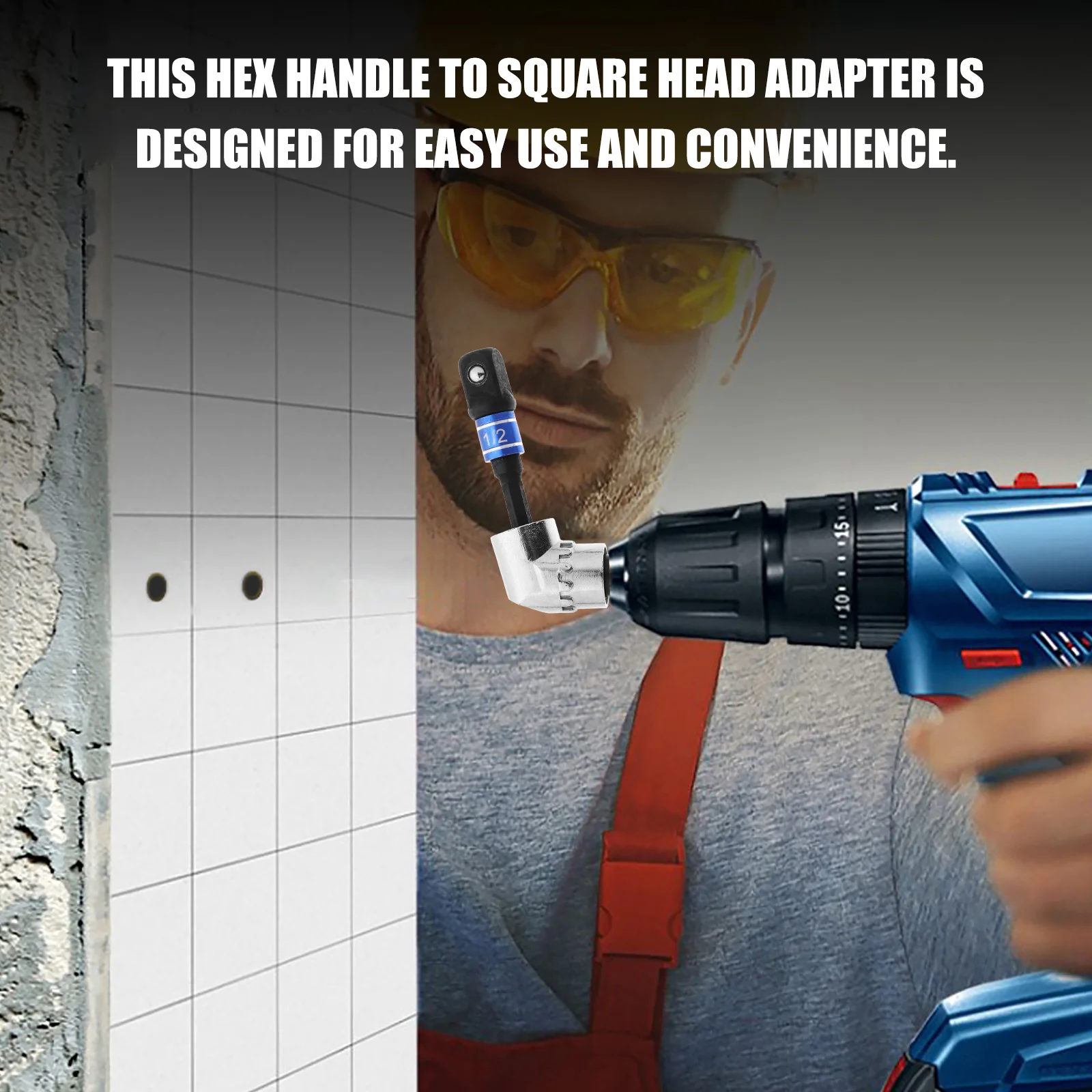 

1Set Heavy Duty Drill Bit Extension Adapter 90 Degree Angle Attachment for Impact Driver Compact Socket Connector Professional