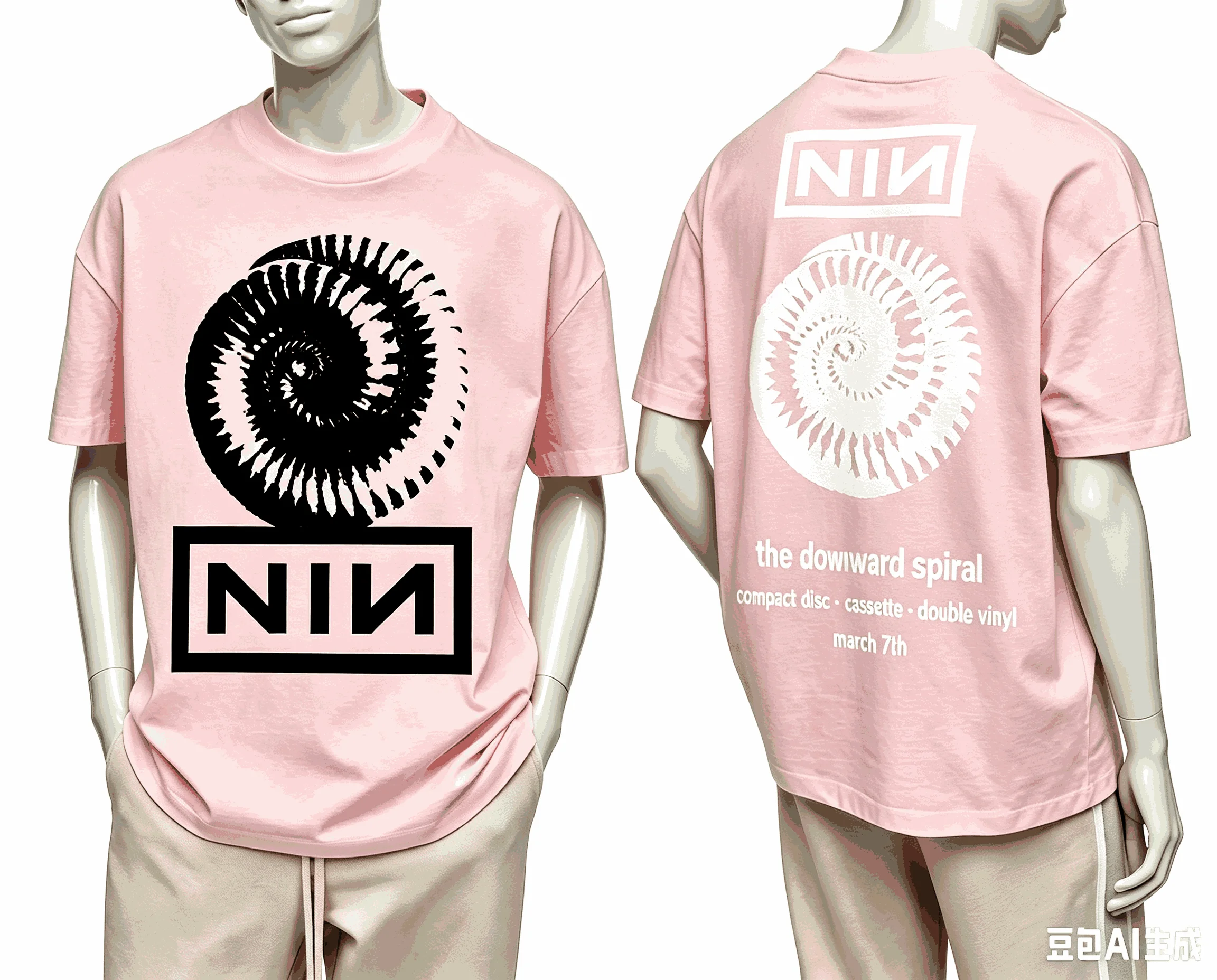 Nine Inch Nails for Fan Gift T-shirt Men Women Harajuku Oversized Unisex Short Sleeve Streetwear high quality Couples Breathable