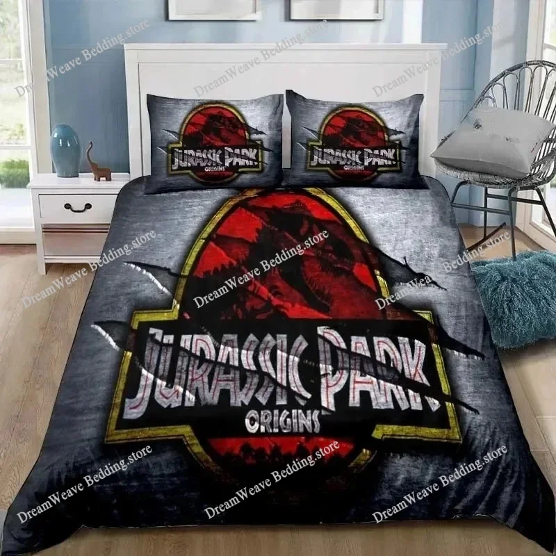 

Duvet Cover Jurassic Dinosaur Park World 3D Exquisite Print Bedding Set Comforter Bed Youth Home Decor Kids Girls Boys Gift