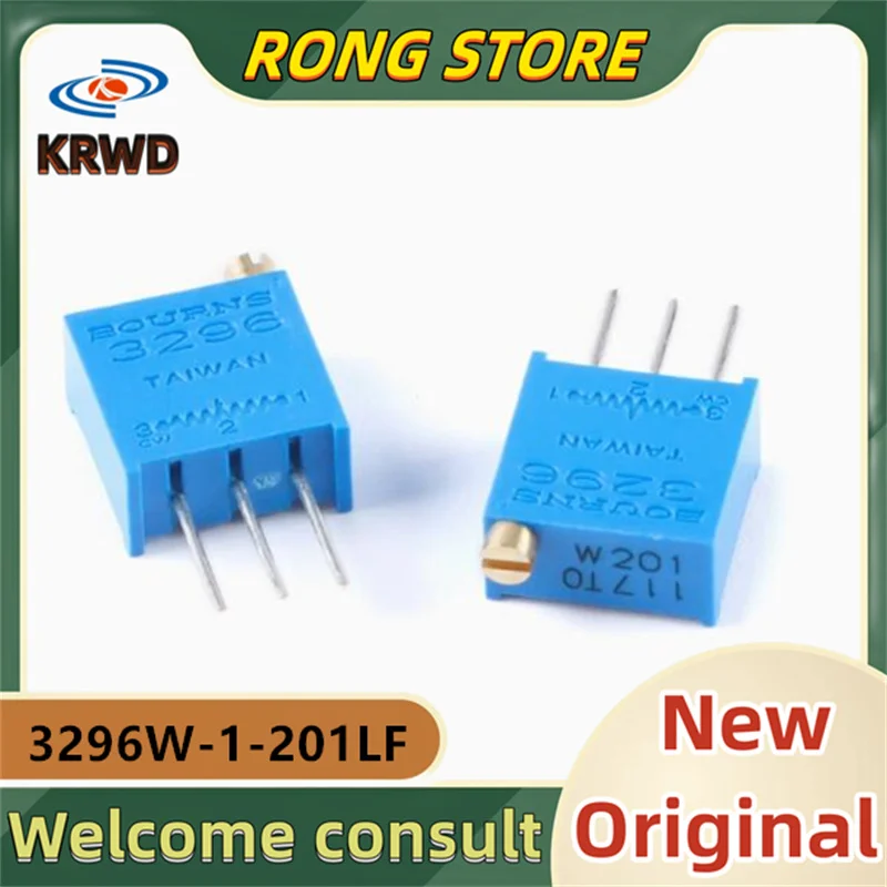 10PCS 3296W New original 3296W-1-201LF  3296W-1-201