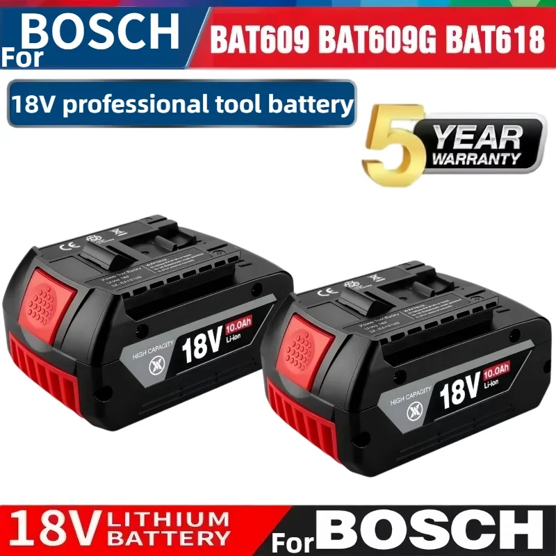 

18V 10.0Ah Battery⚡Original for Bosch18V Professional GBA GBH GSRGSB BAT618 BAT609⚡BAT620 ReplacementBattery